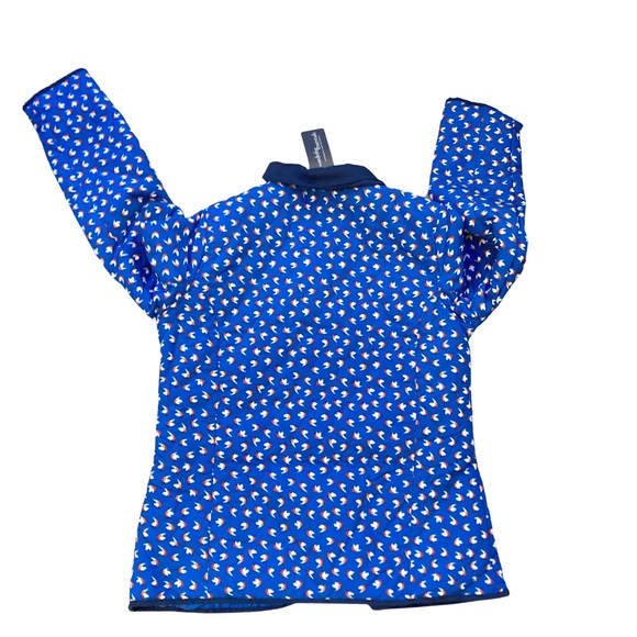 BNWT SIZE 14 WARDROBE Blue Multi ditsy bird Lightweight Padded Jacket coat - Picture 2 of 13